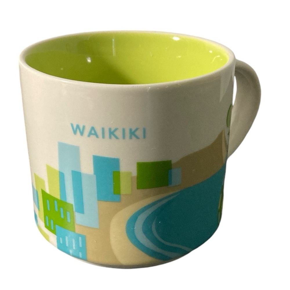 Starbucks Waikiki You Are Here Collection Coffee Cup Mug 2015